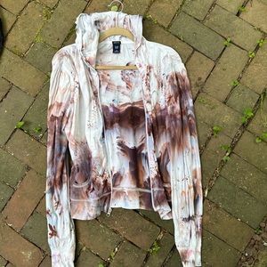 HAND ICE DYED zip hoodie 🪐 galaxy edition